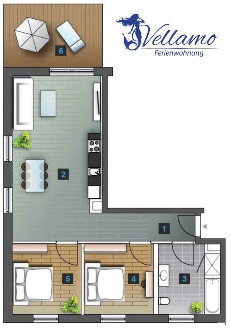 Ferienwohnung Vellamo Rerik Ngoại thất bức ảnh